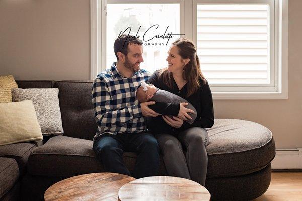 Newborn Lifestyle Session - Nicole Casaletto Photography