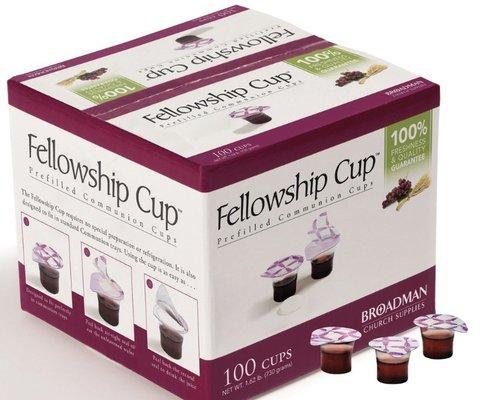 Fellowship cups. Pre filled and packed individually. Best product in the market. Made in the USA