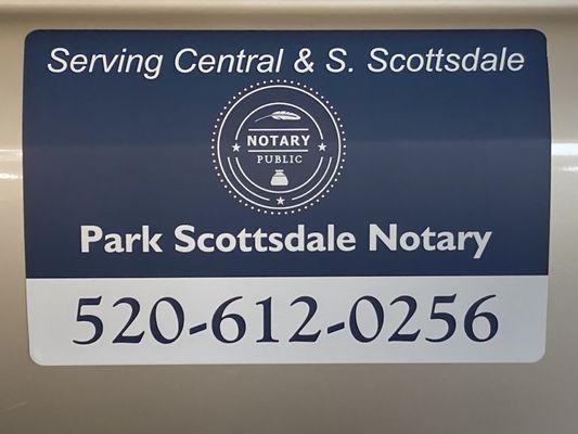 Park Scottsdale Notary Services