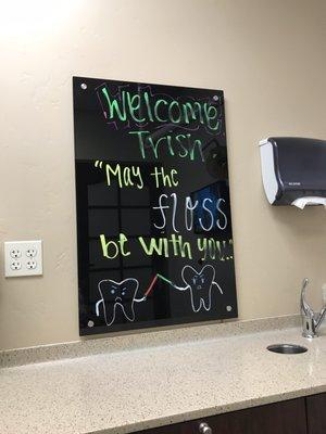 Cute messages for each patient