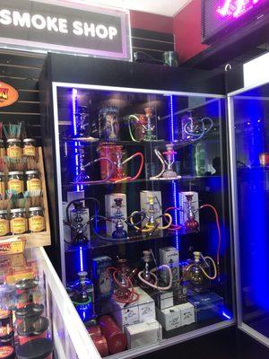 Smoke shop at Romantic Depot Manhsattan in Harlem, NYC hookahs, vapes and much more!