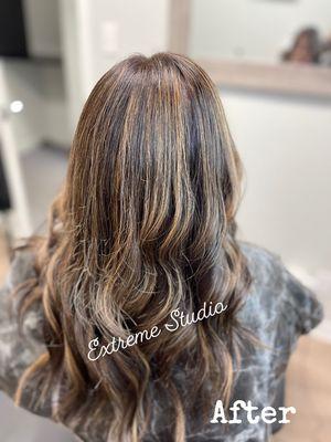 Balayage and Highlights