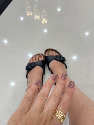 love my nails.. (mani and pedi) as always, they did an amazing job..