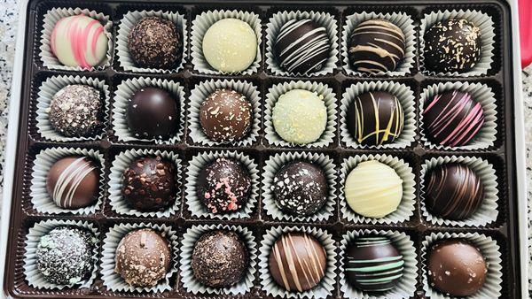 Assorted truffles