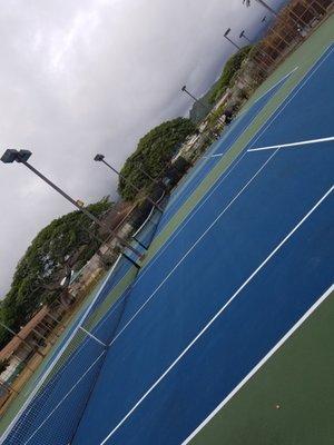 Tennis courts