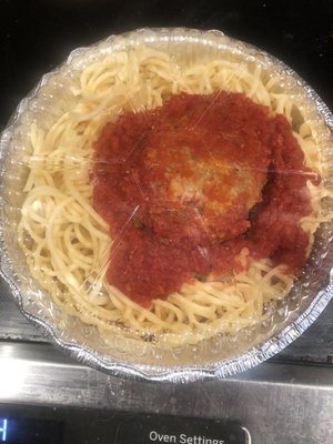 Spaghetti and meatball !? CAN U SPARE THE SAUCE !!? NEVER WILL GO BACK!!!