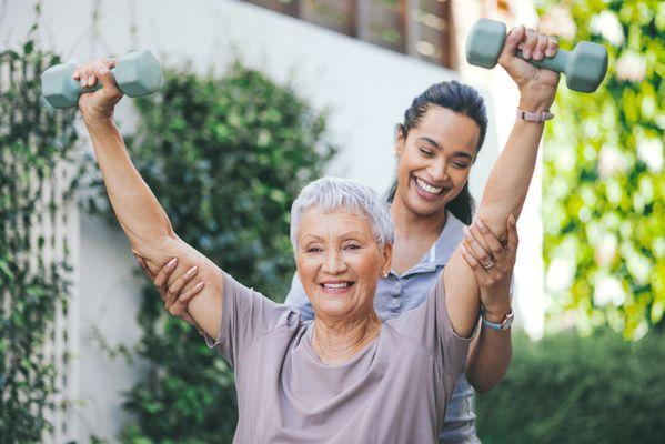 We are helping members stay physically active while providing safe home care.