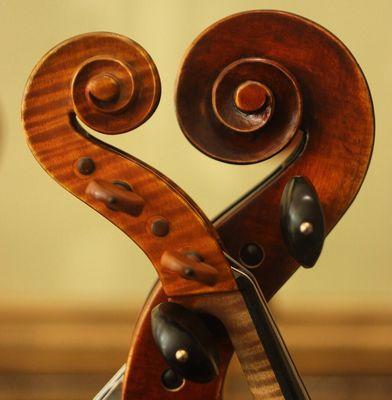 This was just a picture I took for Valentines Day at Heaney Violins. It was simple, but it got the message across.