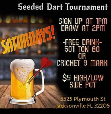 Seeded Dart Tournaments