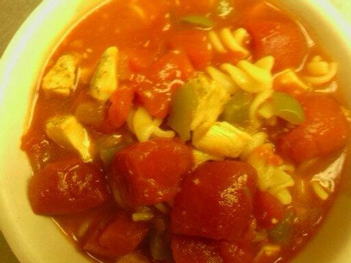 Chicken Cacciatori Soup.  Amazing!