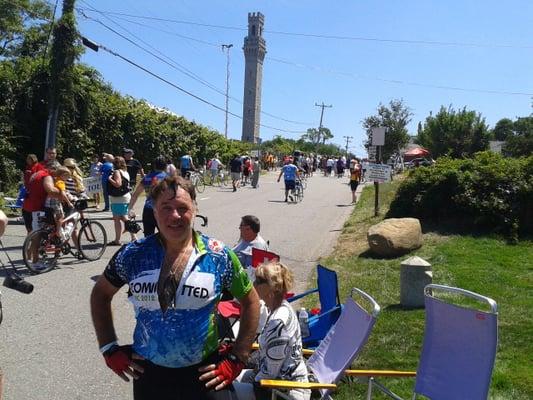 In addition to practicing law, I ride in the Pan Mass Challenge yearly to raise money to fight cancer