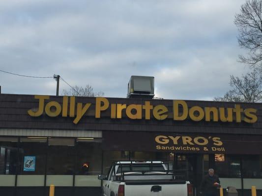 Outside of Huntington's Best Donut Shop