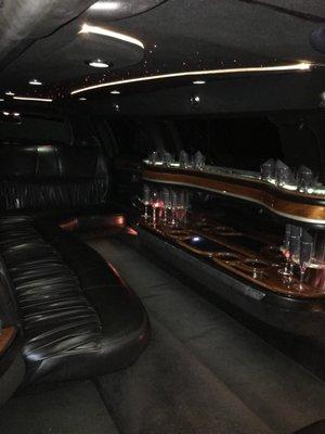 Interior Classic Stretch Limousine