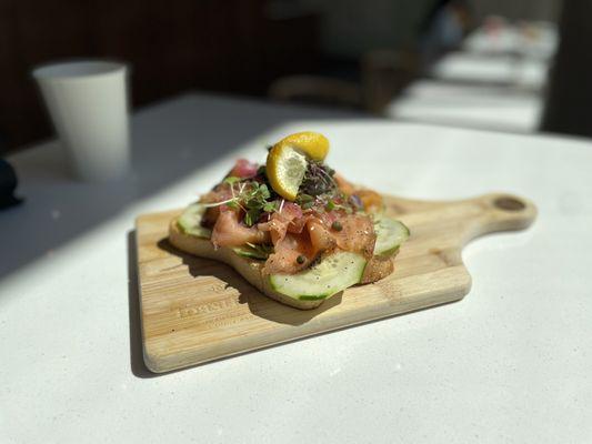 Smoked Salmon Toast