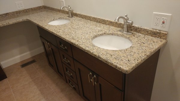 Bathroom Vanity master suite, East Lyme, CT.