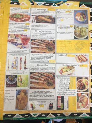 Unica Menu