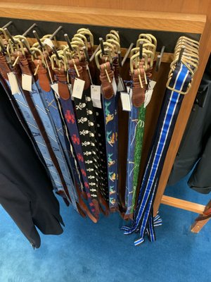 Highly edited selection of quality ribbon belts.