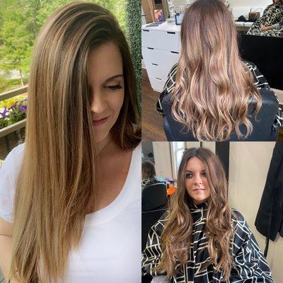 Natural balayage