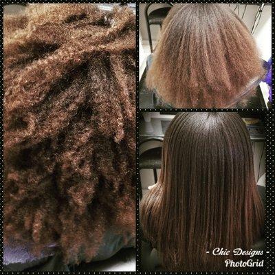 Brazilian keratin treatment