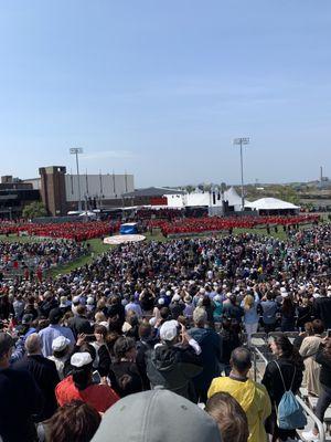 Sunday's graduation ceremony with all disciplines!