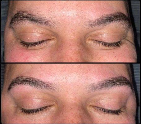 Mens eyebrow wax