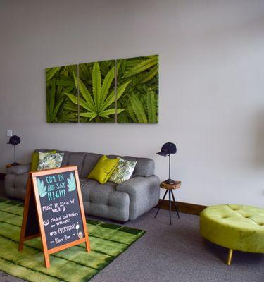 Helena dispensary lobby.