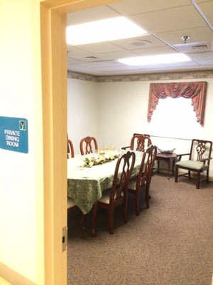 Family dining room.