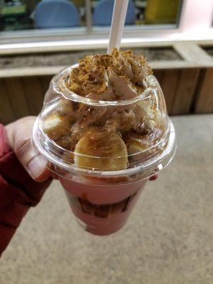 Bananas Foster sundae dasher