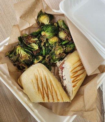 TURKEY CLUB W/ BRUSSEL SPROUTS