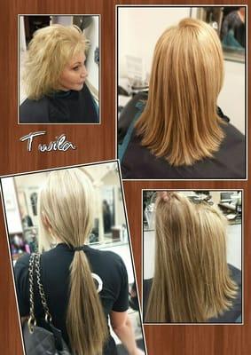 Hair color to match extensions