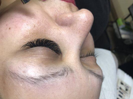 Volume eyelash extensions