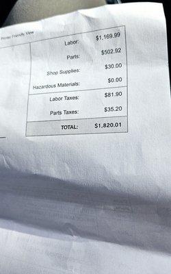 Goodyear Pines estimate