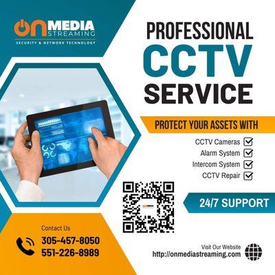 Professional CCTV Security Services and Support.