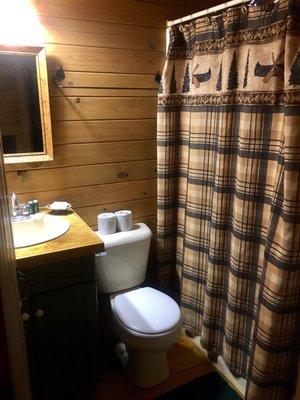 Robin's Nest Cabin - Bathroom