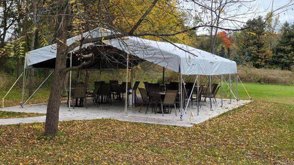 Outdoor event space.