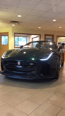 Check out this 2020 F Type SVR Convertible in our showroom!