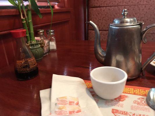 charming with Asian music and a teapot of delicious tea