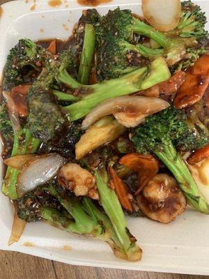 Shrimp with Broccoli