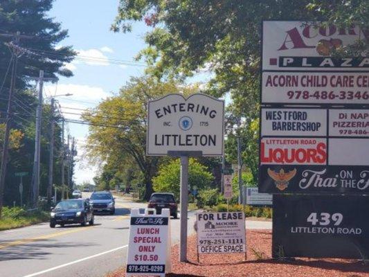 Entering Littleton Sign.