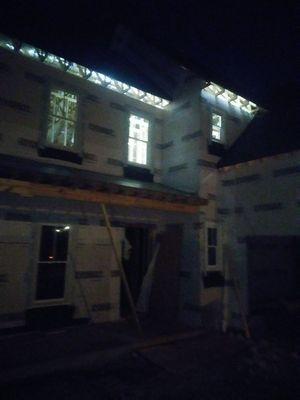 First lights of new home