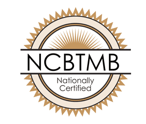 Nationally Certified and State Licensed in Massage Therapy.