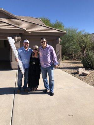 The absolute BEST real estate agent we have ever had ... EVER , Leonard Clementi .. OUR new home in Troon North!