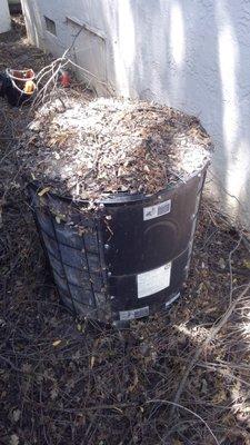 This is an air conditioner. The air is supposed to come out the top. Don't let this happen to yours.