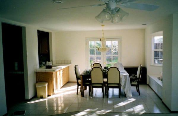 Inside view of Tracy sunroom addition.