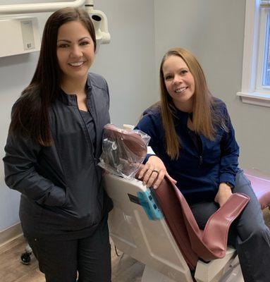 Dental Assistants: Katie and Kelly