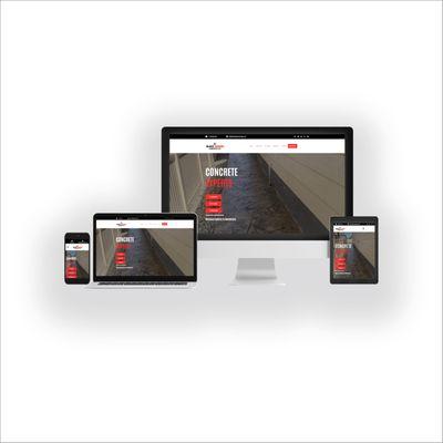 Website for Black Widow Concrete