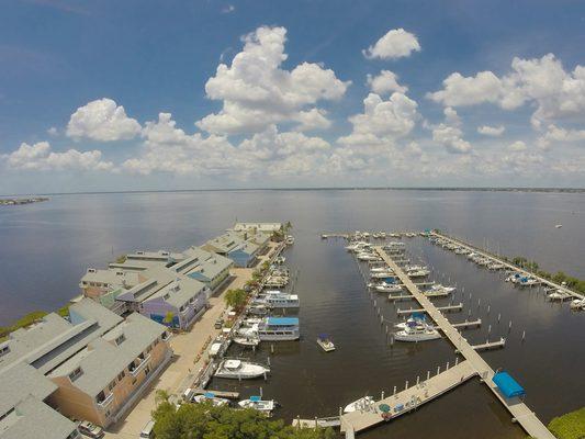 Fishermens Village in Punta Gorda with marina, and many wonderful retail shops and restaurants