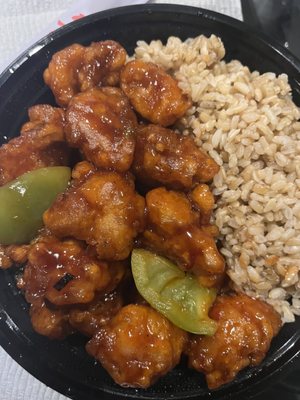 Lunch portion - General Tso's Chicken