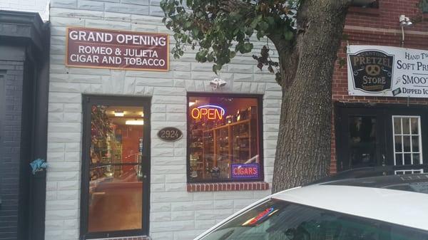 A tobacco store right in the canton square. New and has a wide selection of top cigar at unbelievable rates.