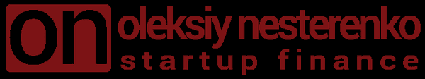 Oleksiy Nesterenko. Startup Finance logo